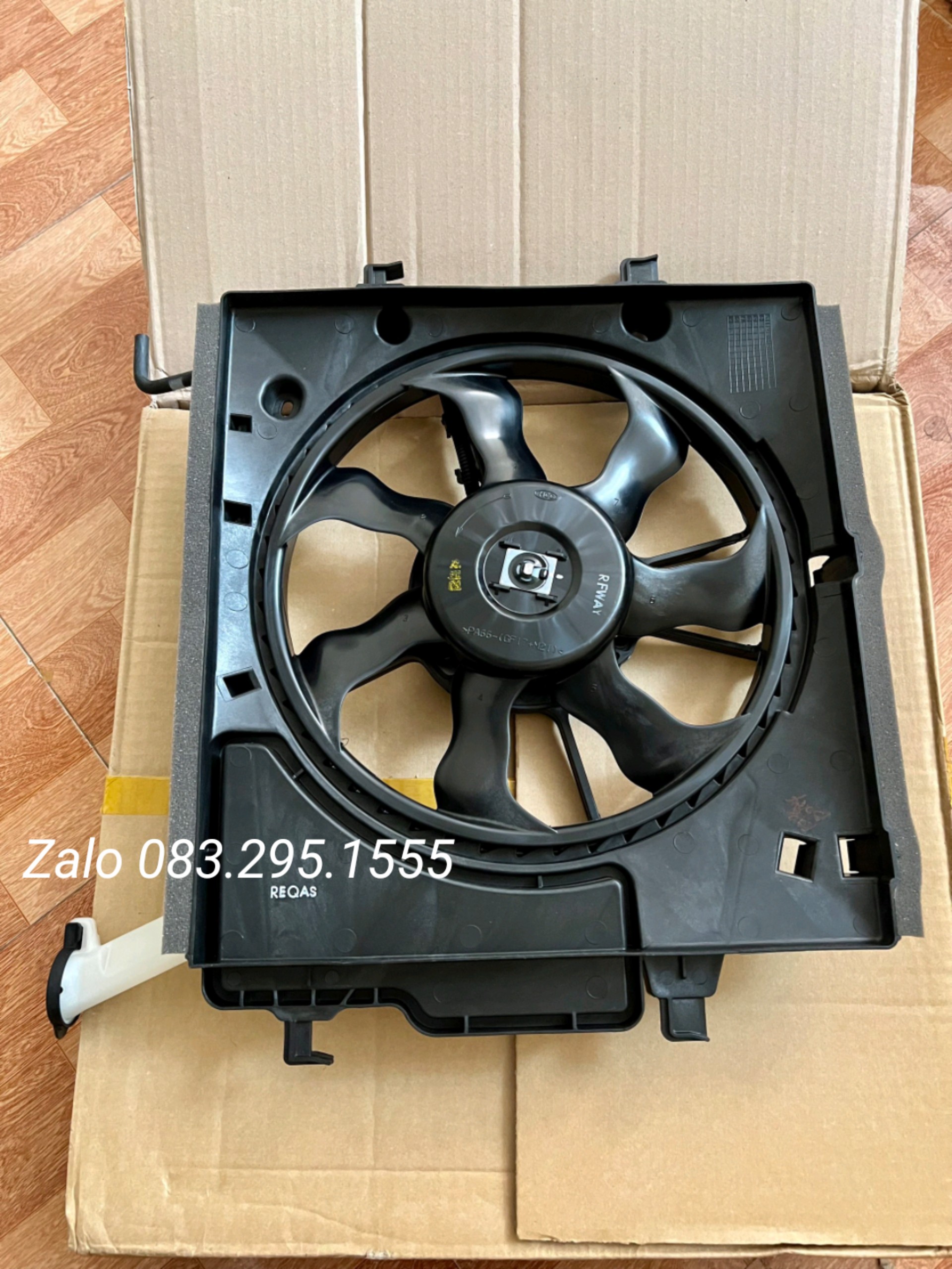 quạt két nước Morning 12 - 20 ( liền bình nước phụ, HQ , Lh 0832951555 )
