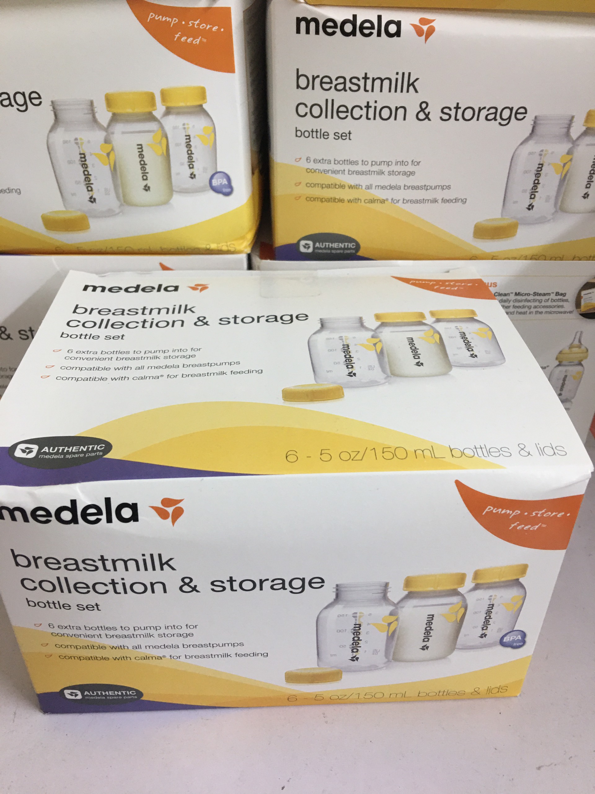 Set 6 bình trữ sữa medela 150ml