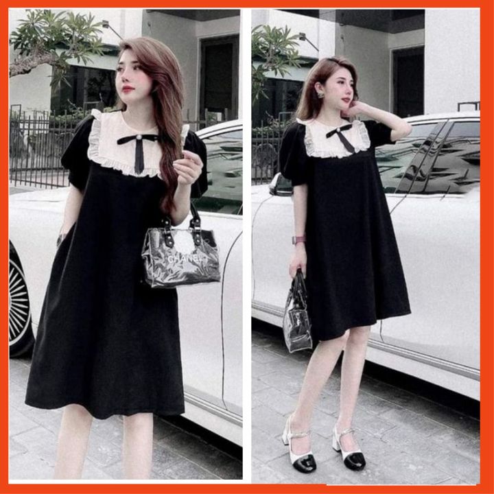 Váy Bầu xinh suông a , Style Hàn Quốc Siêu Xinh-đầm bầu thời trang mùa hè
