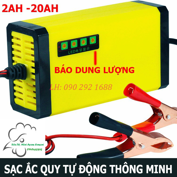 Máy sạc ắc quy tự động 12V- 2A