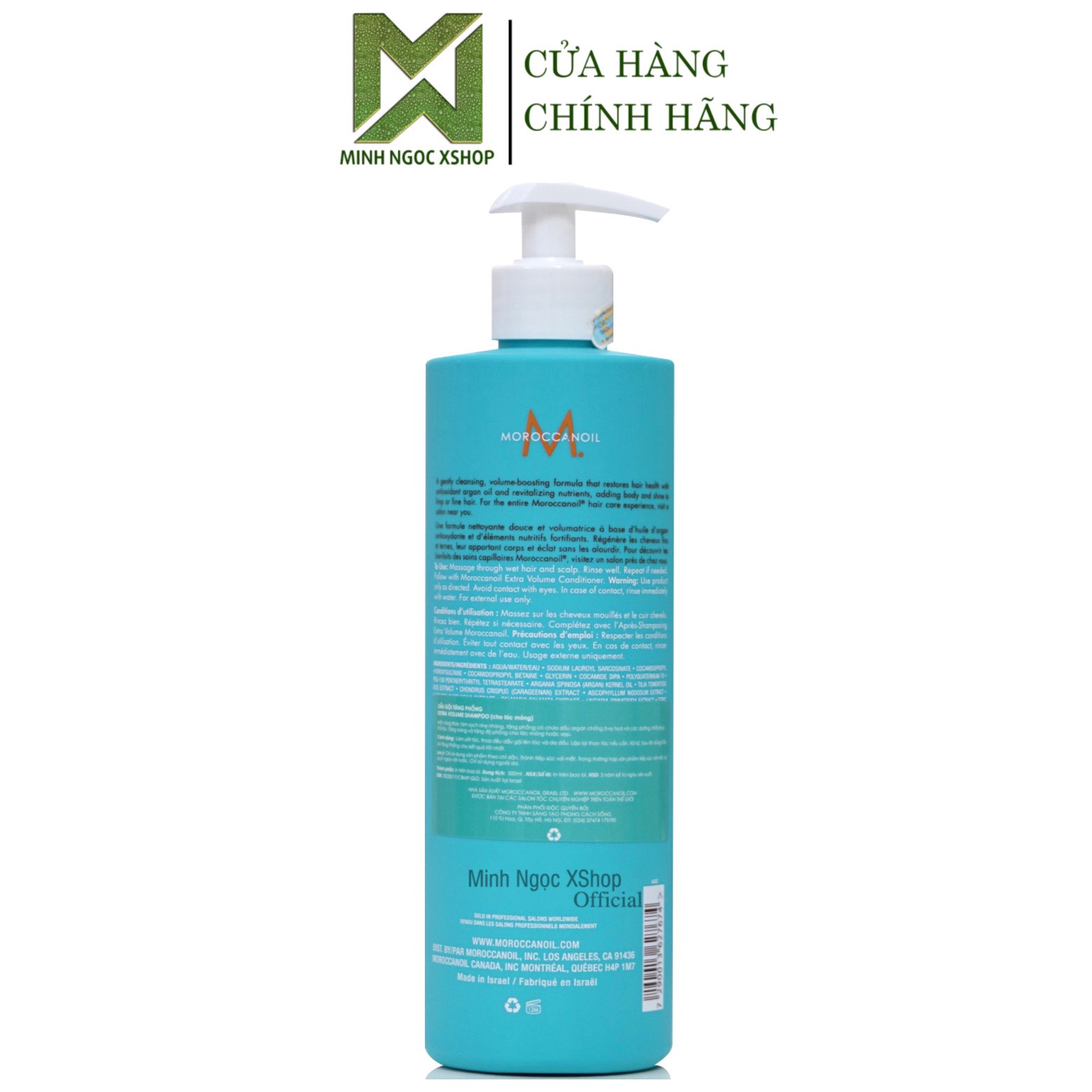 Dầu gội tăng phồng Moroccanoil Volume 500ML