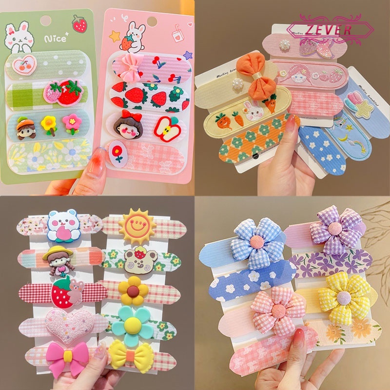Miếng Dán Tóc Mái Dễ Thương Cho Bé Gái