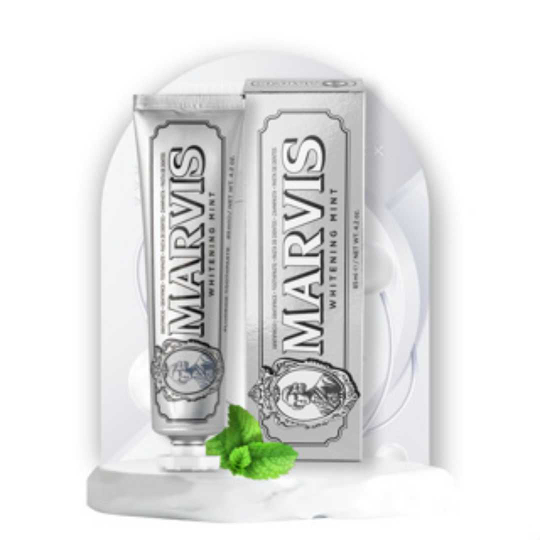 Combo 2 Tuýp Kem Đánh Răng Marvis Whitening Mint Fullsize 85ml