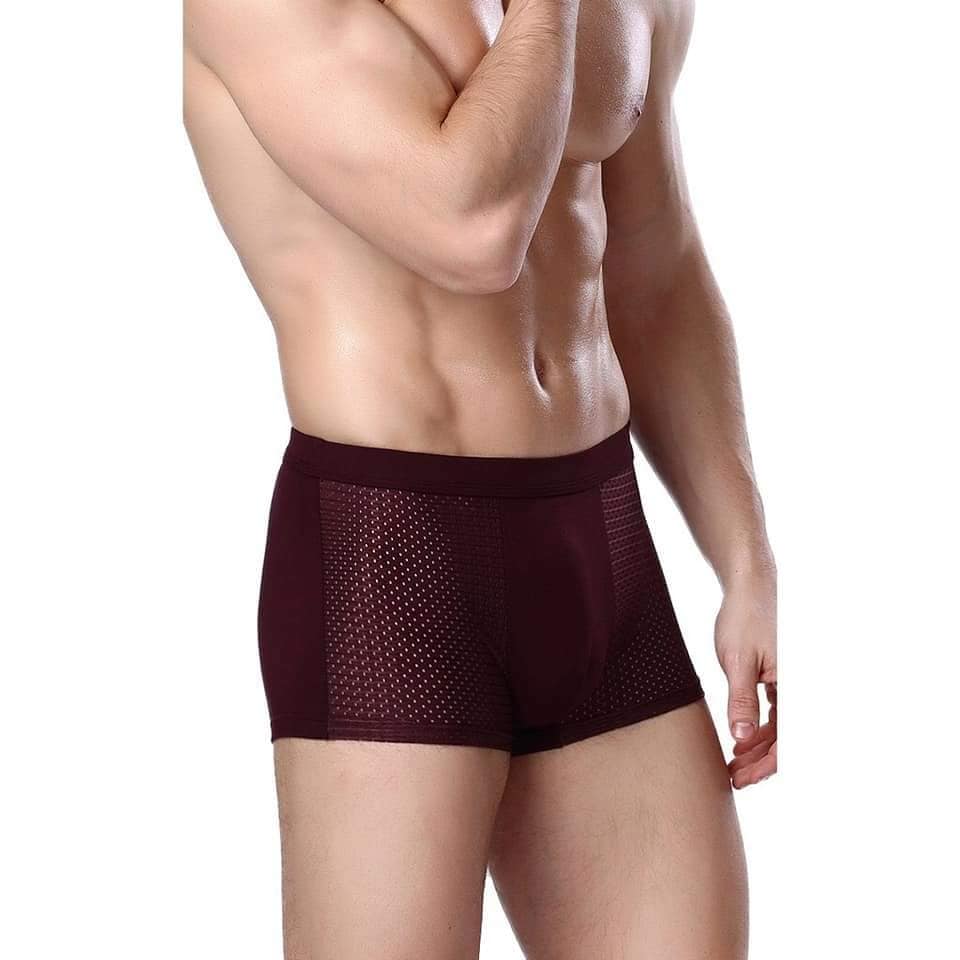 Bộ 04 quần sịp đùi thông hơi Meen cho nam loại hộp cao cấp,Sịp đùi nam,Quần sịp nam
