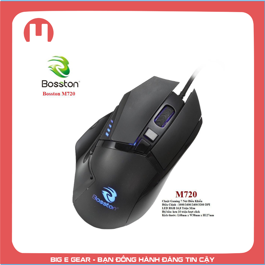 [HCM]Chuột gaming có dây Bosston M720