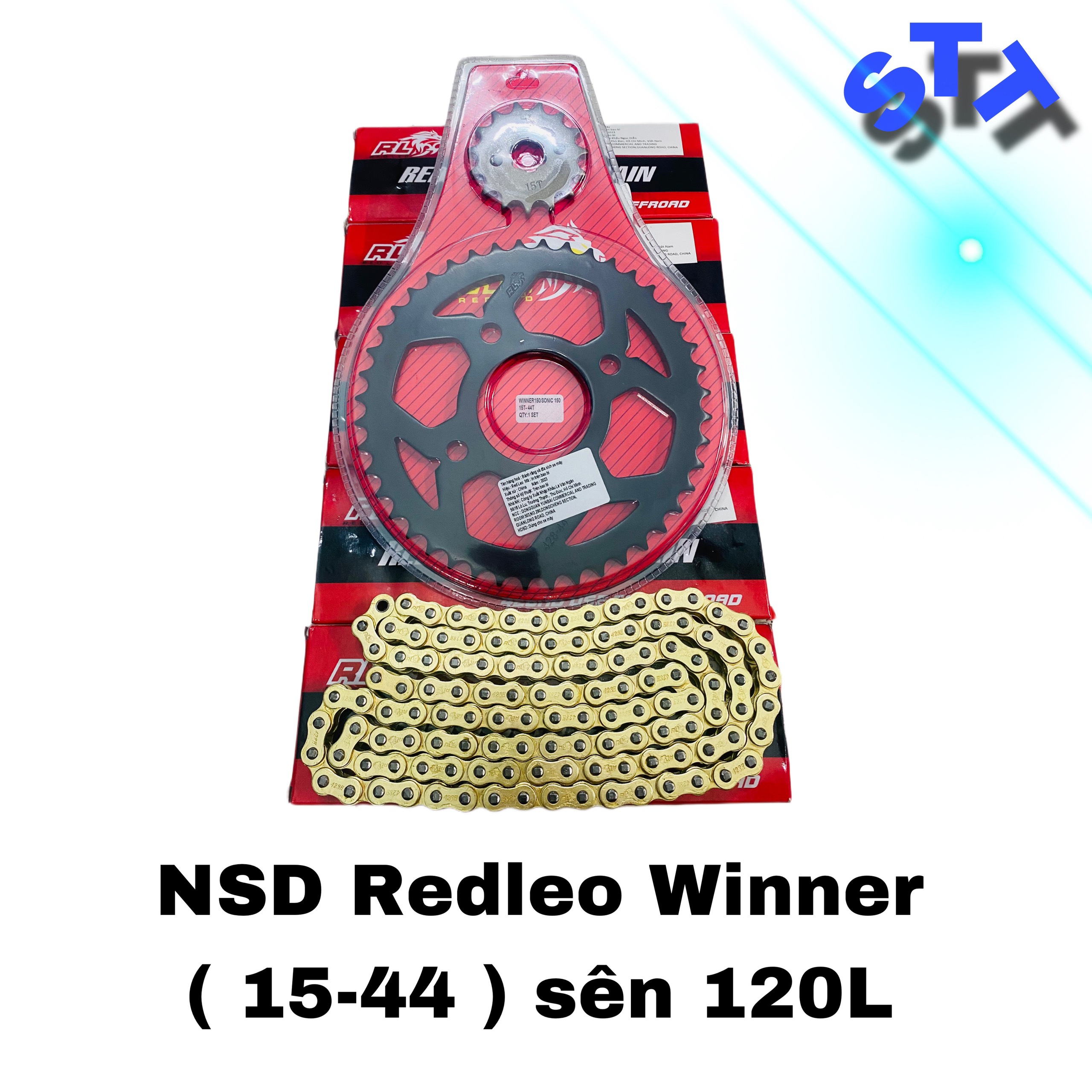 Nhông sên dĩa redleo winner / sonic sên 10ly , 120 mắc , 100% tán đúc