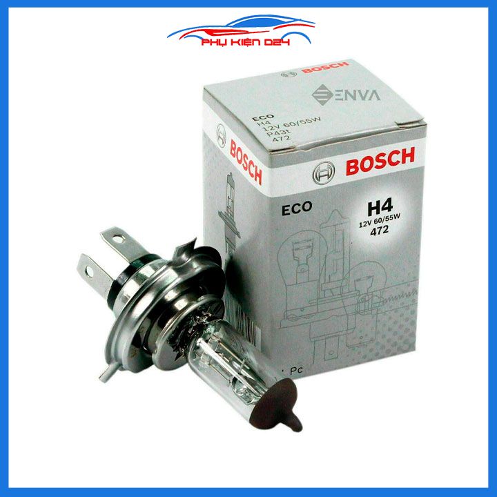 Bóng đèn pha halogen H4 12V 60/55W cho ô tô