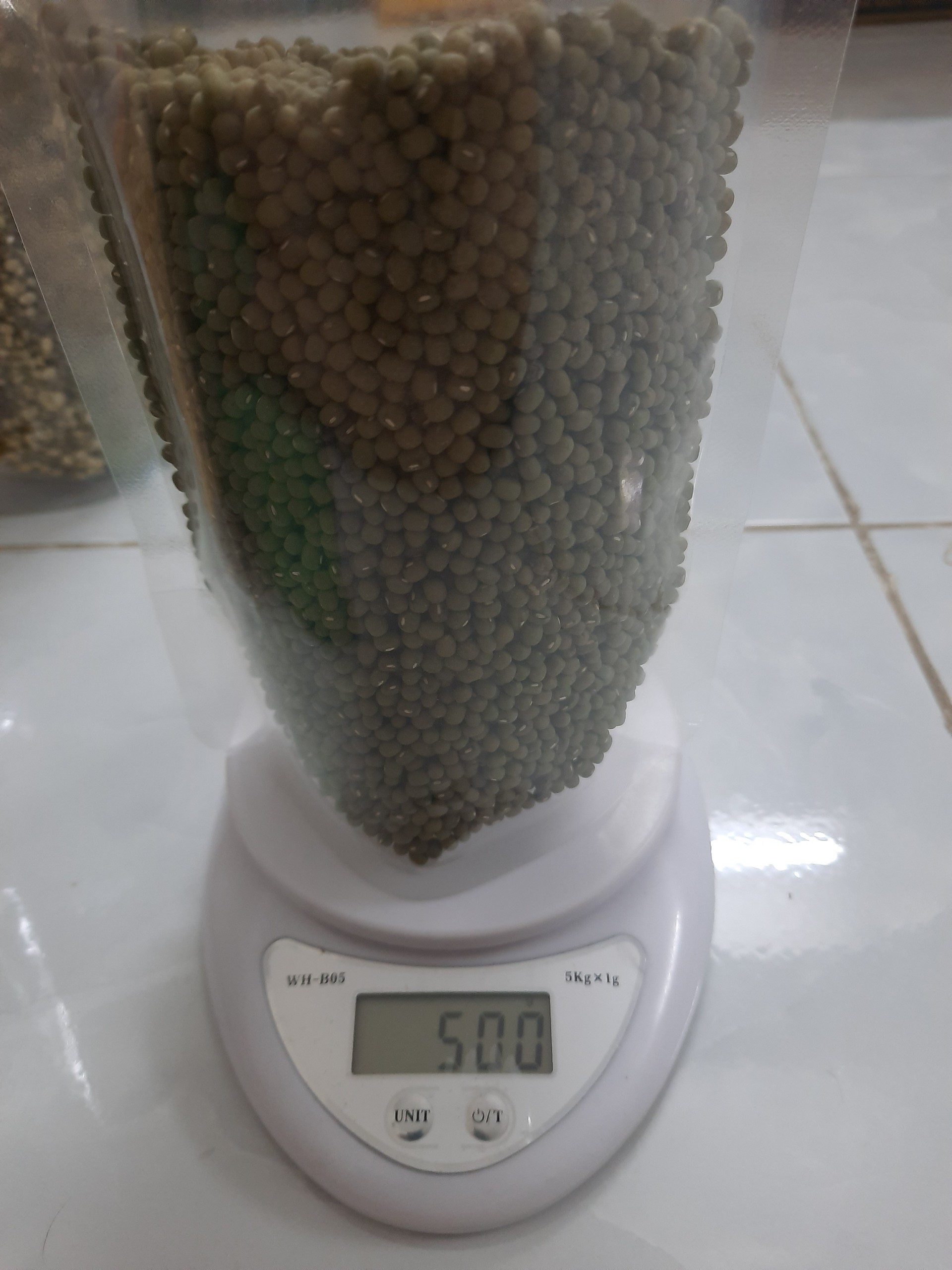 500g Đậu xanh hạt mốc( hạt tiêu) làm giá đỗ