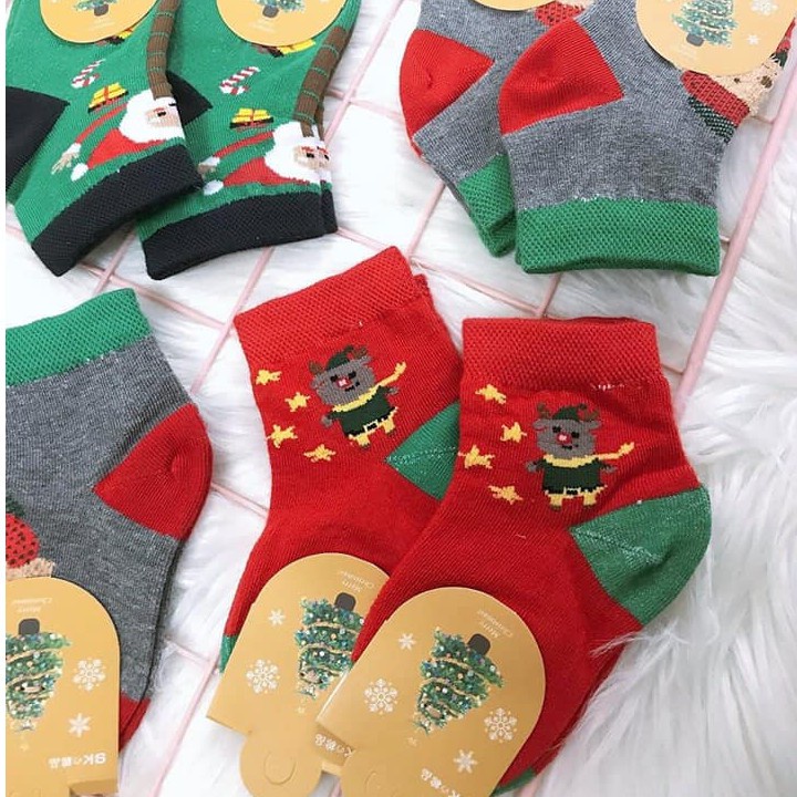 [Quà tặng] Set 2 Đôi Tất Noel Cho Bé