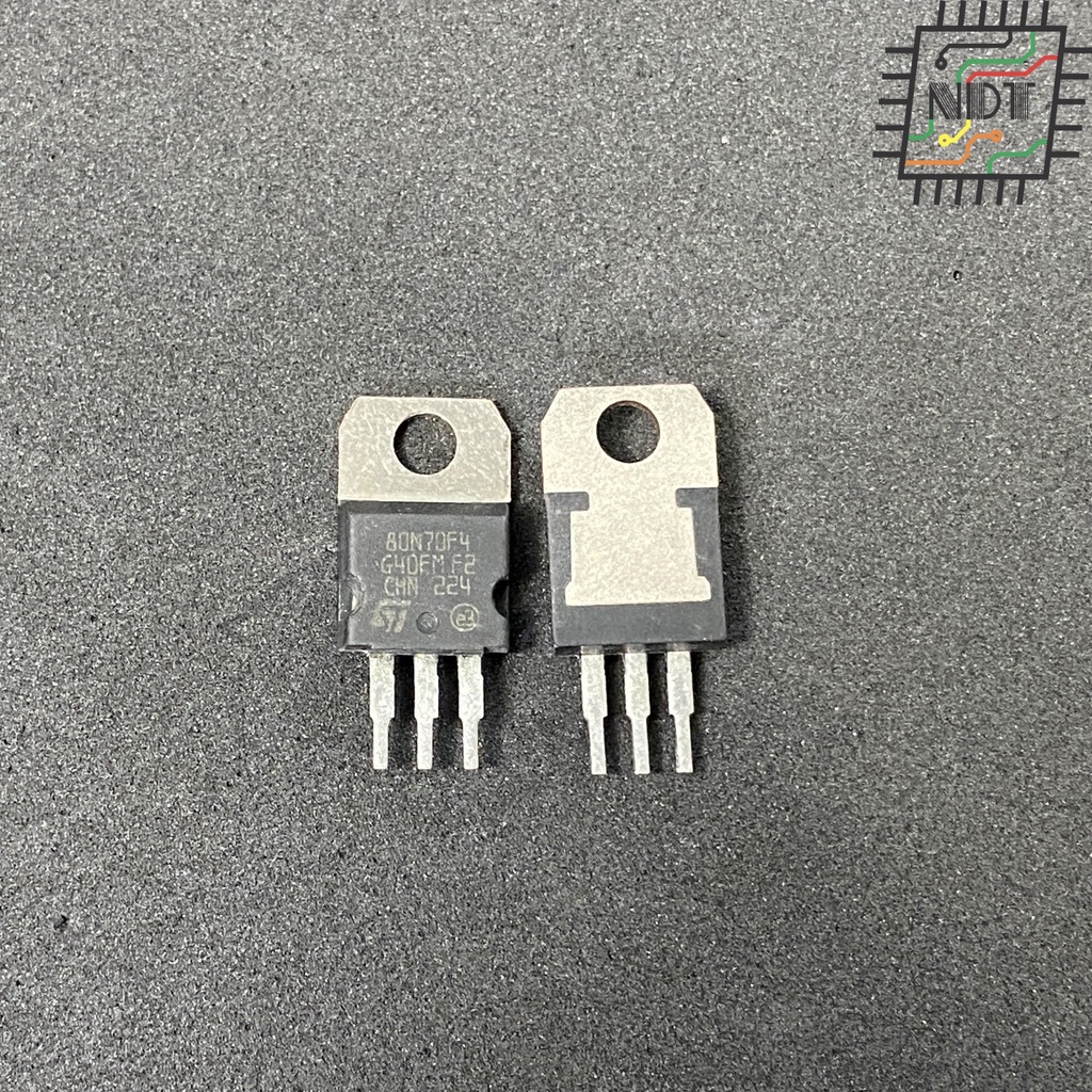 1 Chiếc Mosfet 80nf70 (Mosfet Tháo Máy Lưng Đồng)