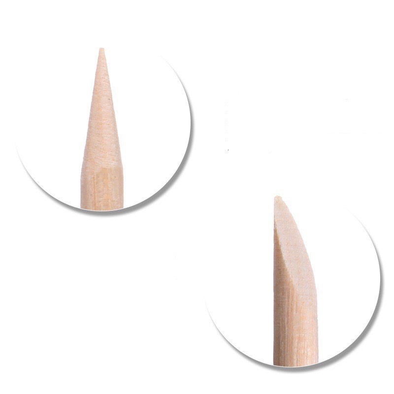 [HCM]Que gỗ Nail que gỗ cam ( set 20 cây/ 15k )
