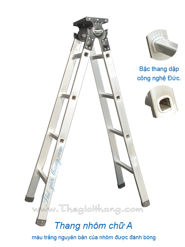 Thang nhôm chữ A cao 1,5m