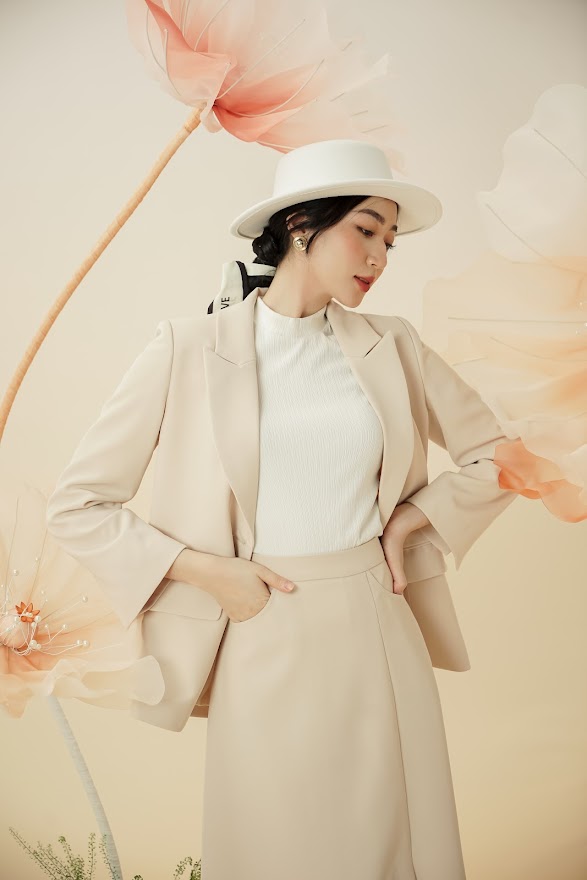 Áo thun tăm nữ ngắn tay LALIN form ôm basic Shari