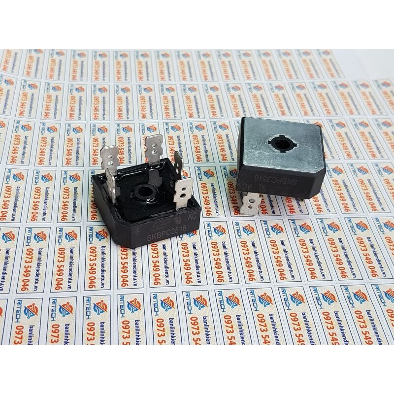 skbpc3516 diode chỉnh lưu cầu 3 pha 35a 1600v chân dẹt