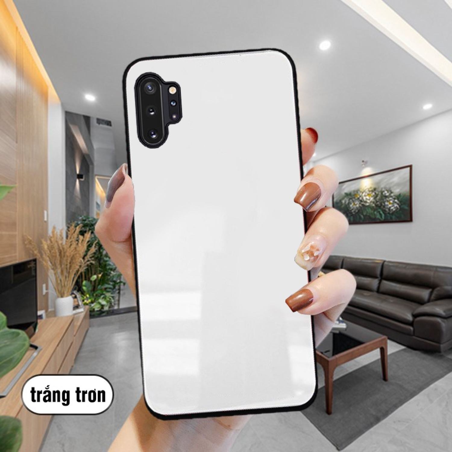 Ốp Lưng Samsung Note 10, Note 10 Plus, Note 10 Lite Mặt kính gương sáng bóng cao cấp