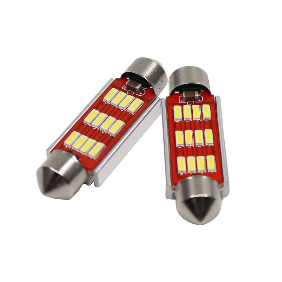 Bóng Đèn LED Trần Xe Hơi 4014 ( 31mm ,36mm ,39mm ,41mm ) Trắng 12V