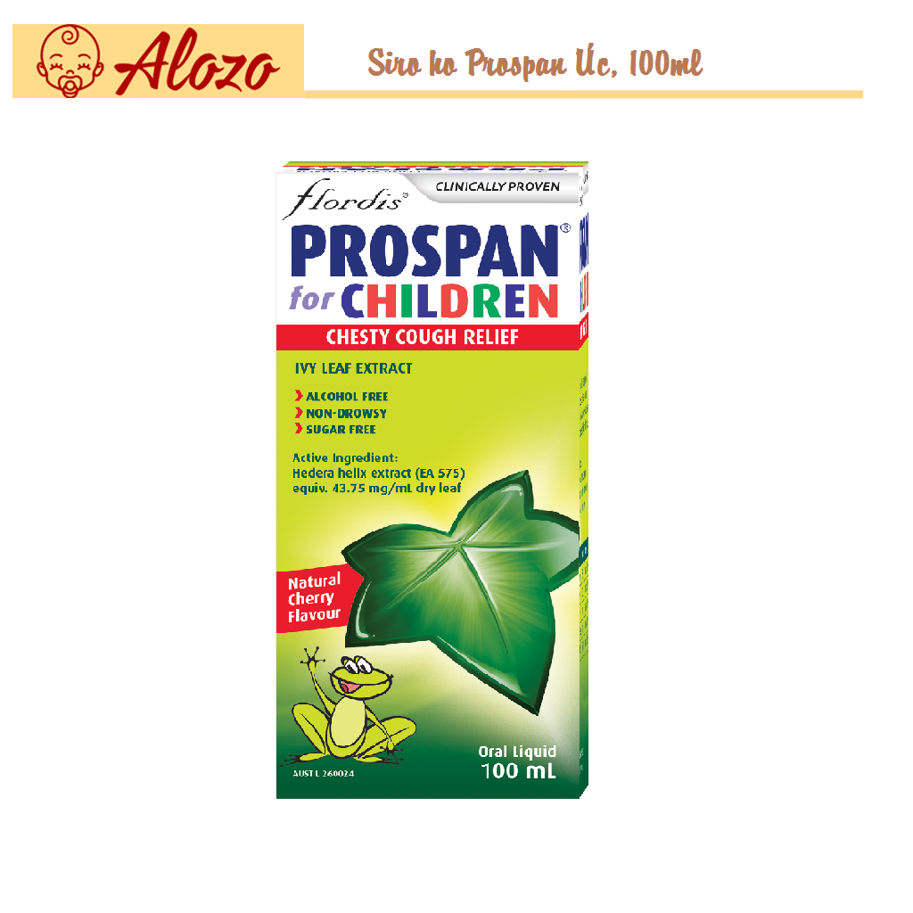 Siro ho Prospan Úc 100ml – Flordis Prospan For Children
