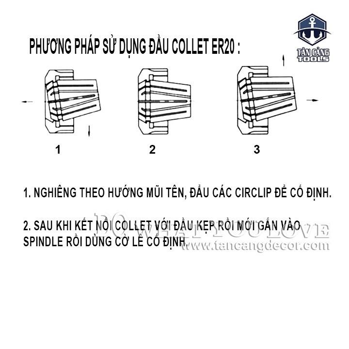 Đầu Kẹp Collet CNC Huhao 5743 ER20