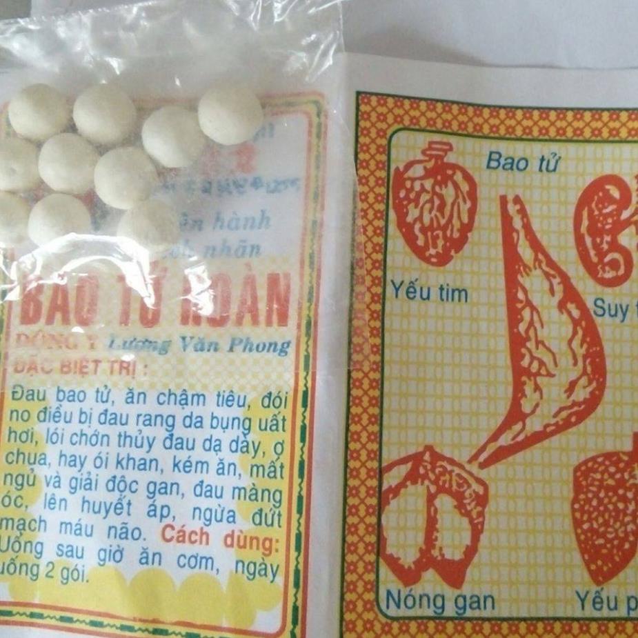 (ĐÔNG Y) 50goi bao tử hoàn ( đổ thái nam)