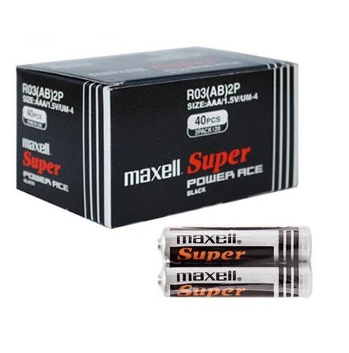 Pin Đũa AAA, Pin Tiểu AA Maxell Vỉ 2 Viên ( Pin 2A, 3A)