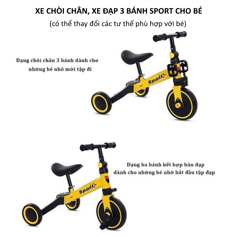 Xe chòi chân 4 bánh tự cân bằng cho bé