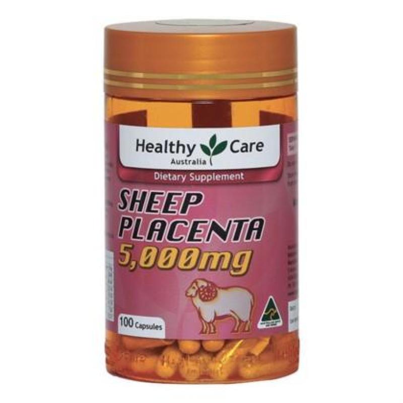 VIÊN UỐNG NHAU THAI CỪU HEALTHY CARE SHEEP PLACENTA 5000MG 100 viên Úc nhập khẩu