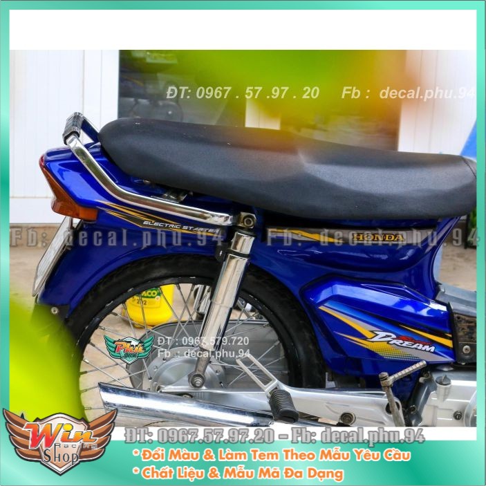 Tem rời Dream Xanh