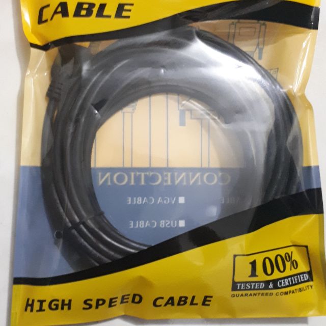 Cáp mini hdmi ra hdmi 5m 2 đầu dương