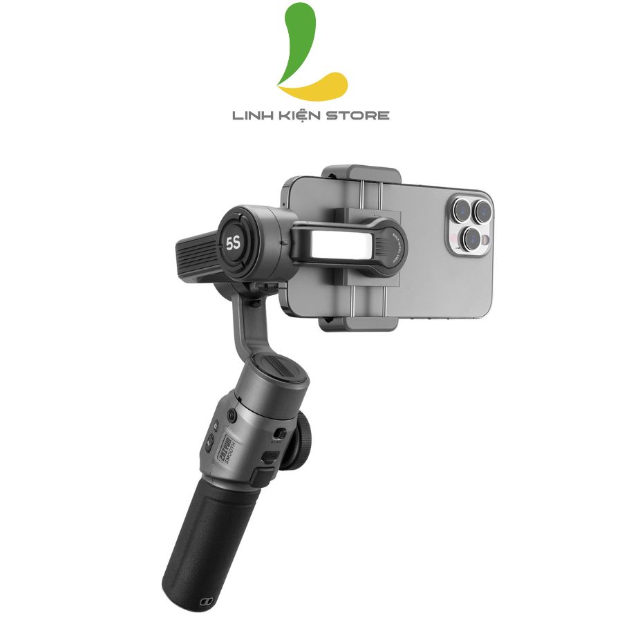 Gimbal DJI Zhiyun Smooth 5/  Smooth 5S / Smooth 5S combo  - Tay cầm chống rung điện thoại nhiều tính năng hiện đại, dung lượng pin cao