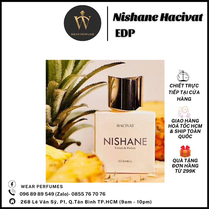 Nước Hoa Unisex Nishane Hacivat Extrait De Parfum - Sang trọng, Tinh tế, Gợi cảm - Fullsize và Chiết