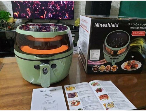 NỒI CHIÊN KHÔNG DẦU NINE SHIELD 8 LÍT
