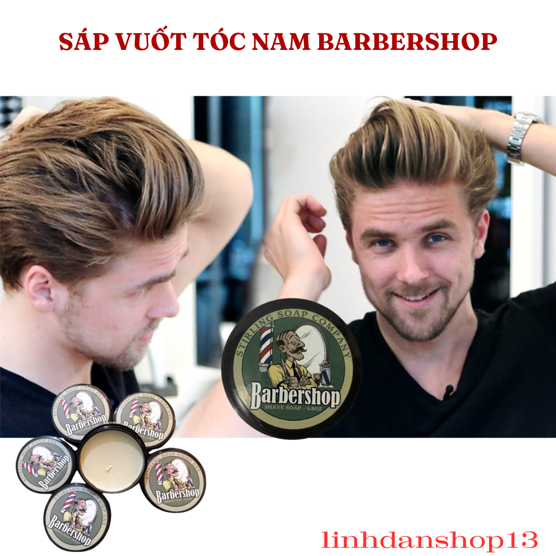 Sáp vuốt tóc nam Barbershop - wax tạo kiểu tóc giữ nếp vượt trội