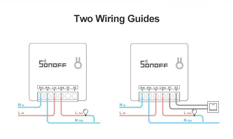 Công tắc đảo chiều thông minh Sonoff Mini