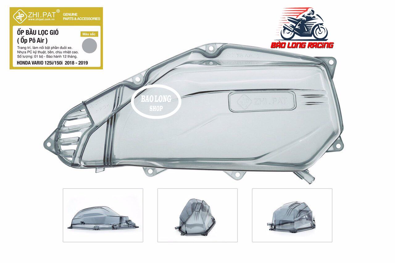 Ốp Lọc Gió Pô E Zhi.pat dành cho xe Vario (màu Xám Khói)