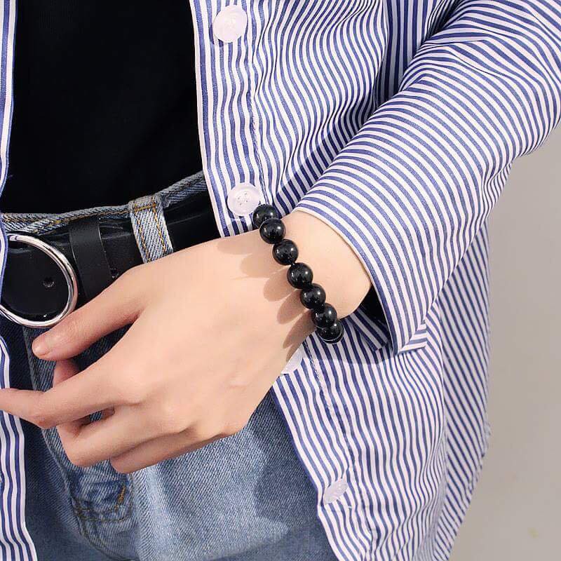 Vòng tay cườm đen handmade A660 BL79
