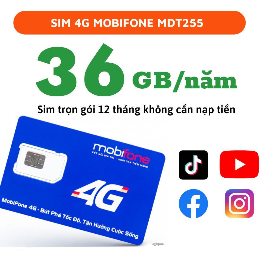 SIM 4G TRỌN GÓI 1 NĂM KHÔNG NẠP TIỀN -  Tặng 48GB 1 năm Sử Dụng Data Tốc Độ Cao, Phù hợp lượt web nhắn tin , Định vị , Maps . | MDT250A / MDT350 , MDT255 . FREESHIP - CHƯA KÍCH HOẠT.