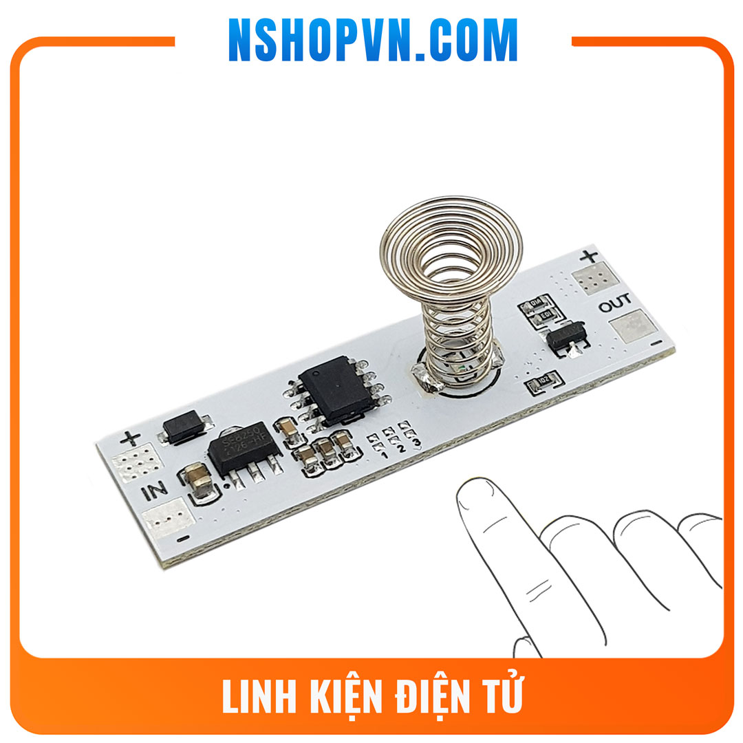 Mạch cảm ứng điện dung tích hợp dimmer LED 9-24VDC