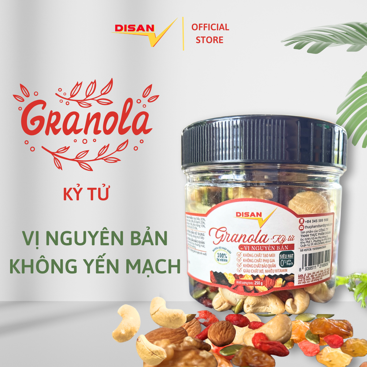 NGŨ CỐC GRANOLA SIÊU HẠT HEALTHY & FRESH