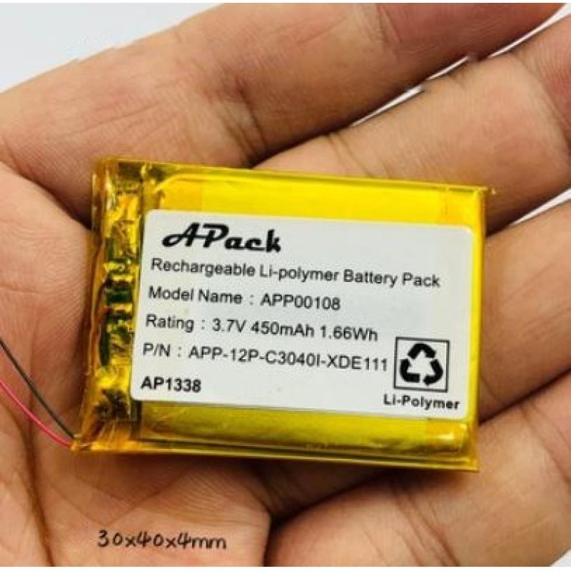 Pin sạc Lipo 3.7V 450mAh 1.66Wh