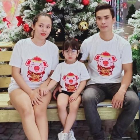 [HCM]set áo heo thần tài cho bé cotton 4c