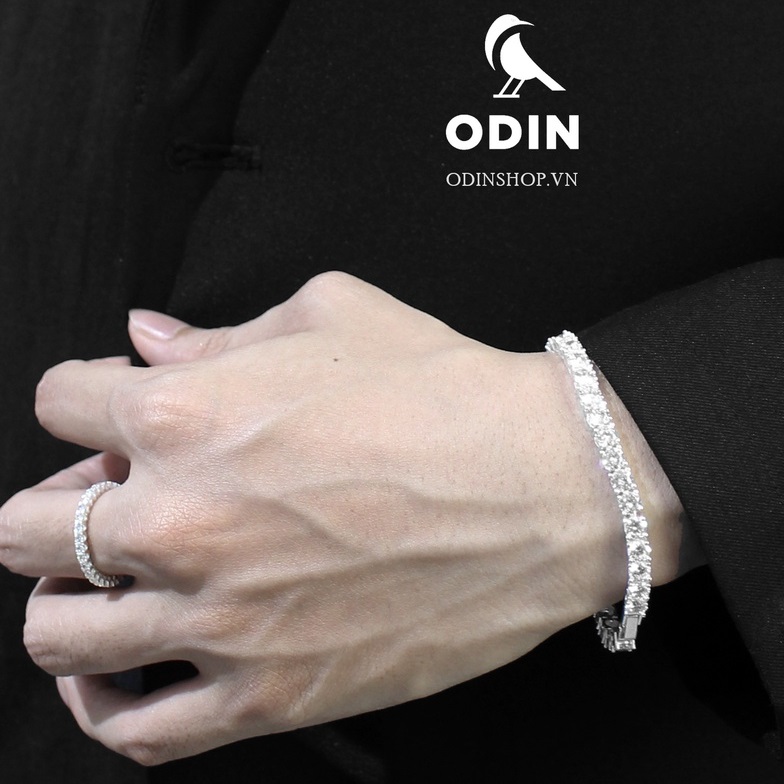 Nhẫn Tennis ODIN - Bạc S925 đính đá cz