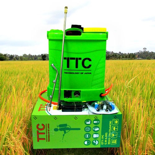 Bình xịt điện TTC 12 lít công nghệ Nhật bản