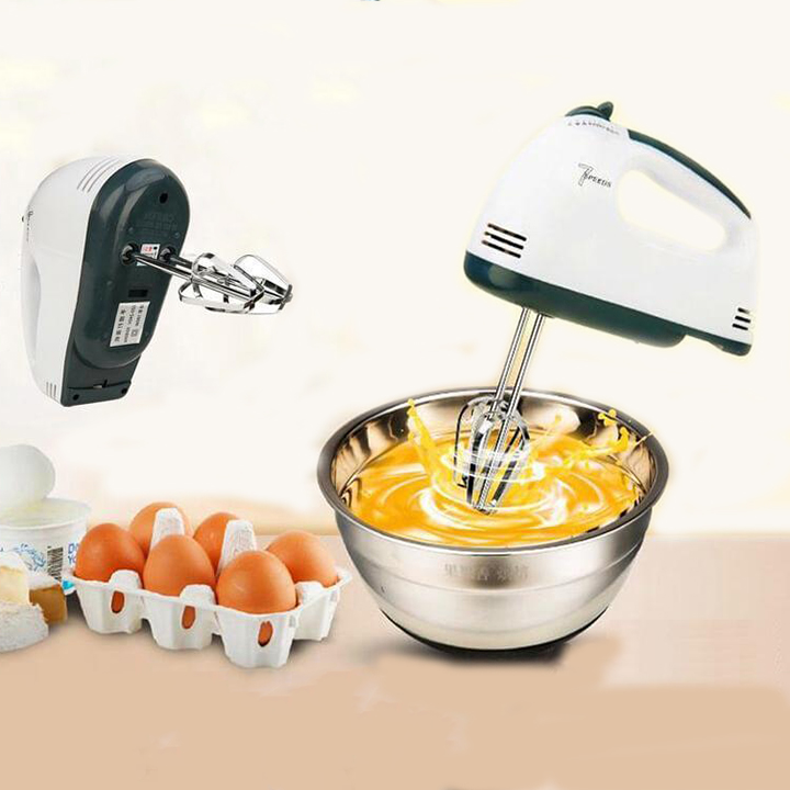 Máy Đánh Trứng Cầm Tay 7 Tốc Độ Công Suất 180W