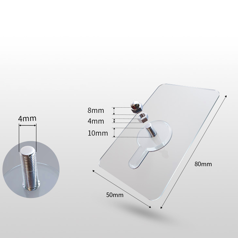 Combo 4 Miếng dán tường treo đồ không cần khoan