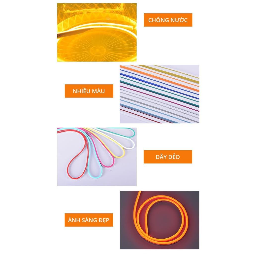Dây Đèn Led Neon Trang Trí - Siêu Đẹp [ Uốn Chữ ] - Cuộn 5m