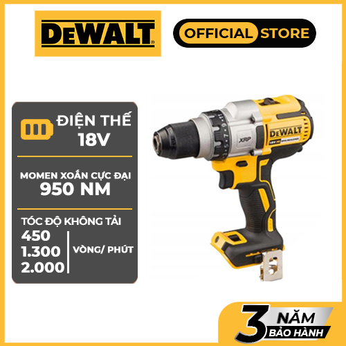 DCD991N-KR BODY MÁY KHOAN VẶN VÍT PIN DeWALT