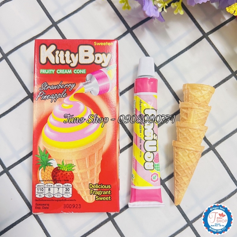 [Lốc 12 hộp] Bánh ốc quế DIY tự làm - Thái Lan