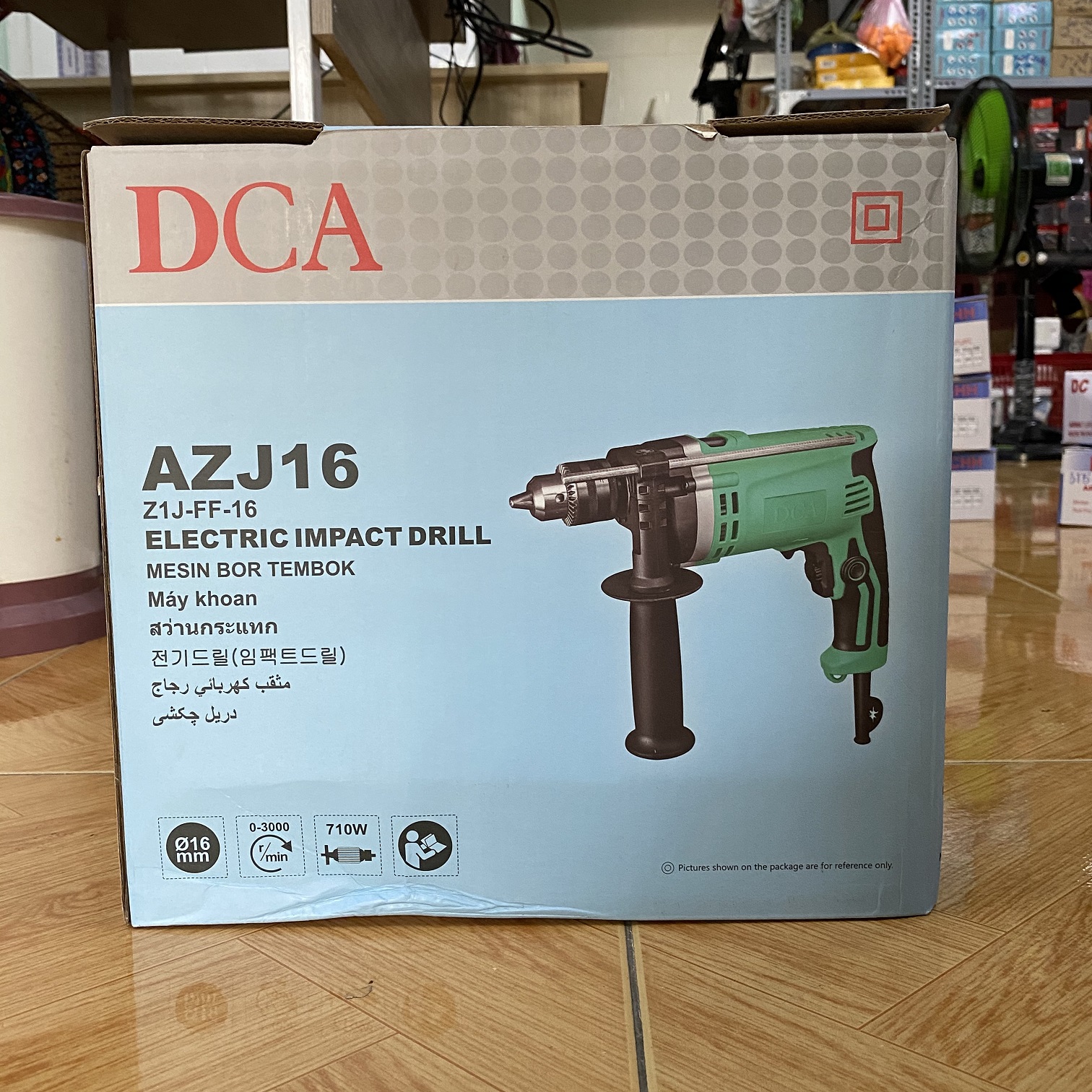 Khoan 13mm dca azj16 710w có chức năng búa