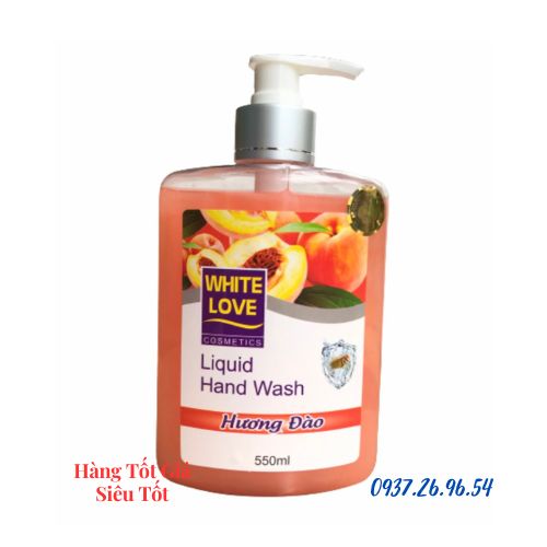 (Q8) Nước rửa tay cao cấp White Love 550ml
