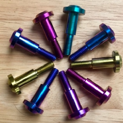 Ốc tay thắng titan GR5 gắn XE SÔ SI, WARE, EX , WIN , SATRIA ốc titan gr5 6li32 bắt tay thắng xe máy